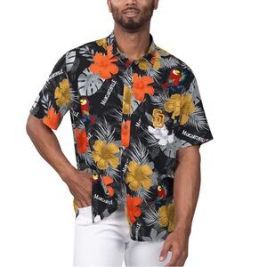 San Diego Padres Margaritaville Island Life Floral Party Button-Up Shirt Size M
